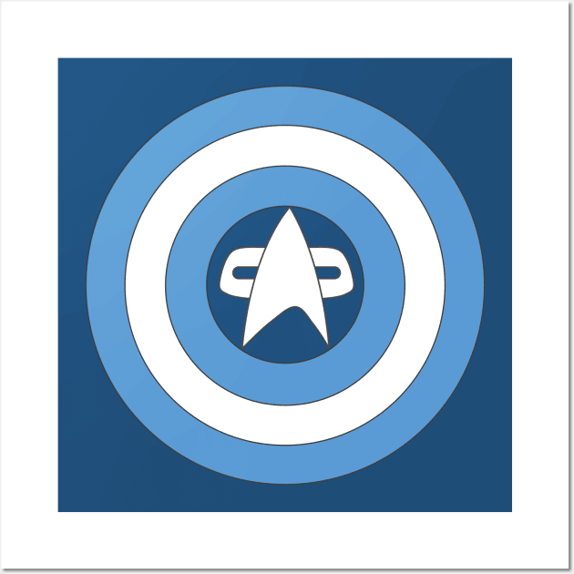 Captain Federation Shield Wall Art by IORS